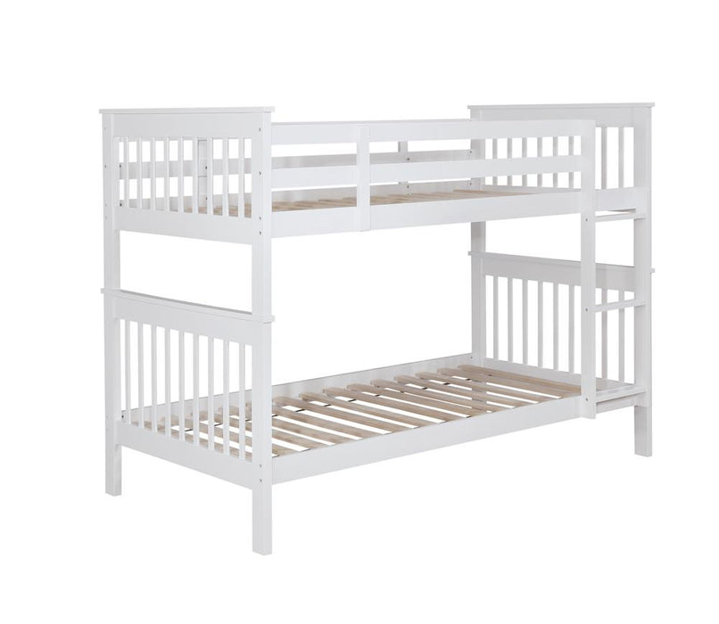 Chapman Twin Over Twin Bunk Bed White image