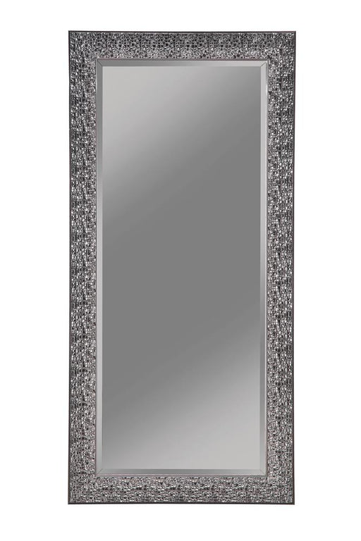 Rollins Rectangular Floor Mirror Black image