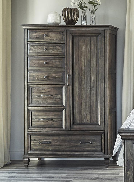 Avenue 8-drawer Chest Weathered Burnished Brown