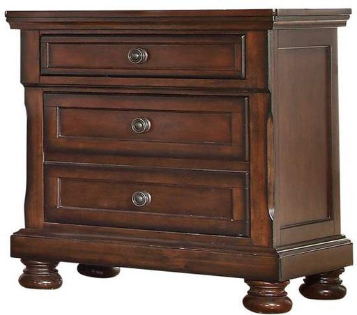 Galaxy Home Austin 3 Drawer Nightstand in Dark Walnut GHF-808857819697 image