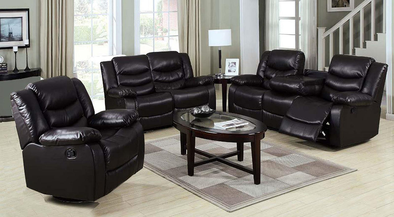 Galaxy Home Paco Recliner Sofa in Espresso GHF-808857674265