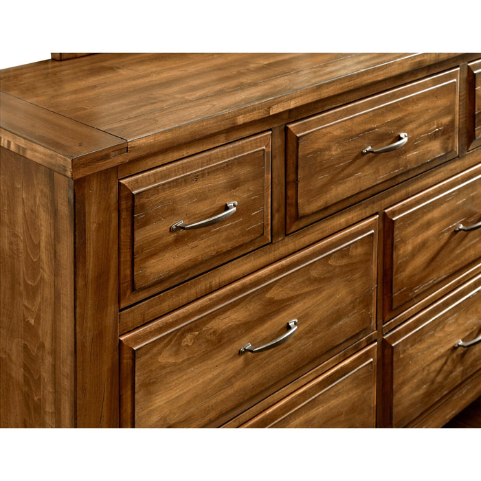 Vaughan-Bassett Maple Road Triple Dresser in Antique Amish