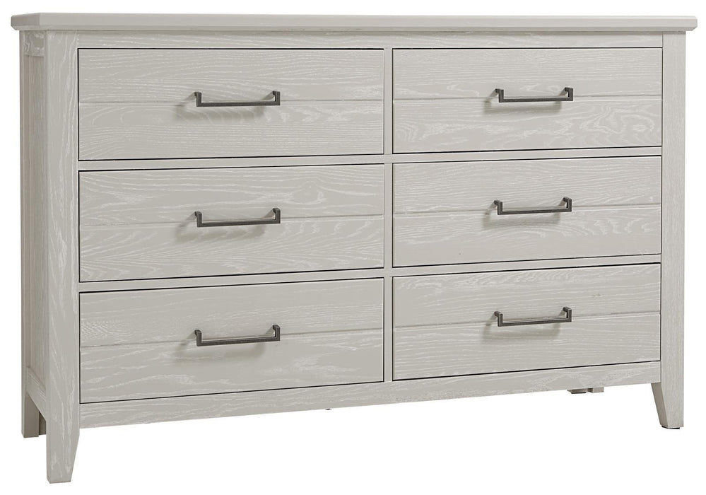 Vaughan-Bassett Passageways Oyster Grey 6 Drawer Dresser in Grey image