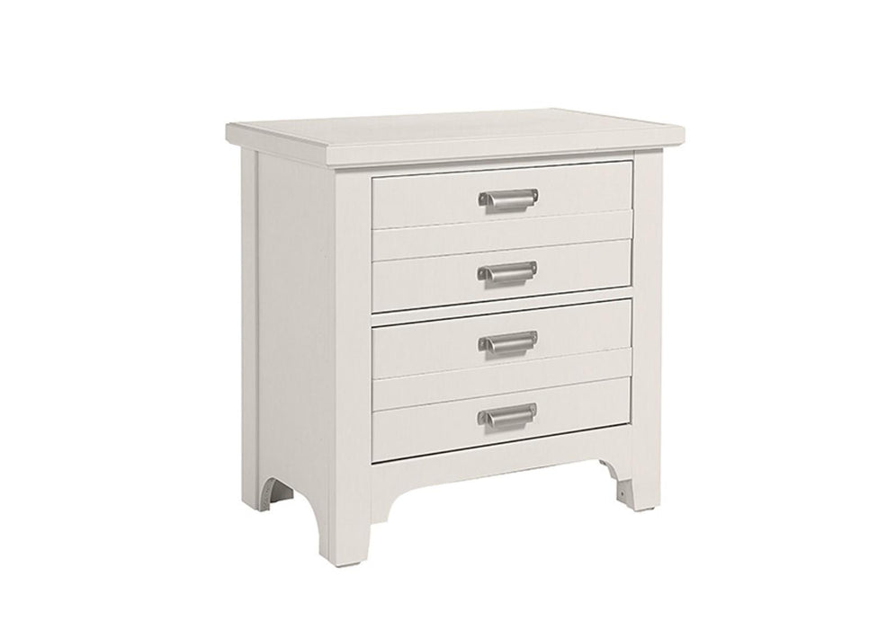 Vaughan-Bassett Bungalow 2 Drawer Nightstand in Lattice image