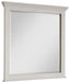 Vaughan-Bassett Passageways Oyster Grey Landscape Mirror in Grey image