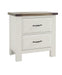 Vaughan-Bassett Maple Road Nightstand in Soft White/Natural Top image