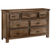 Vaughan-Bassett Maple Road Triple Dresser in Maple Syrup image